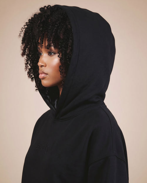 zwilky silk-lined hoodie