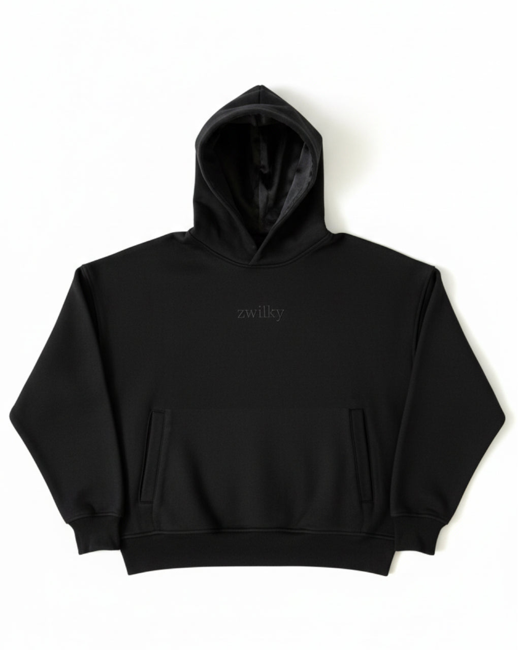 zwilky silk-lined hoodie